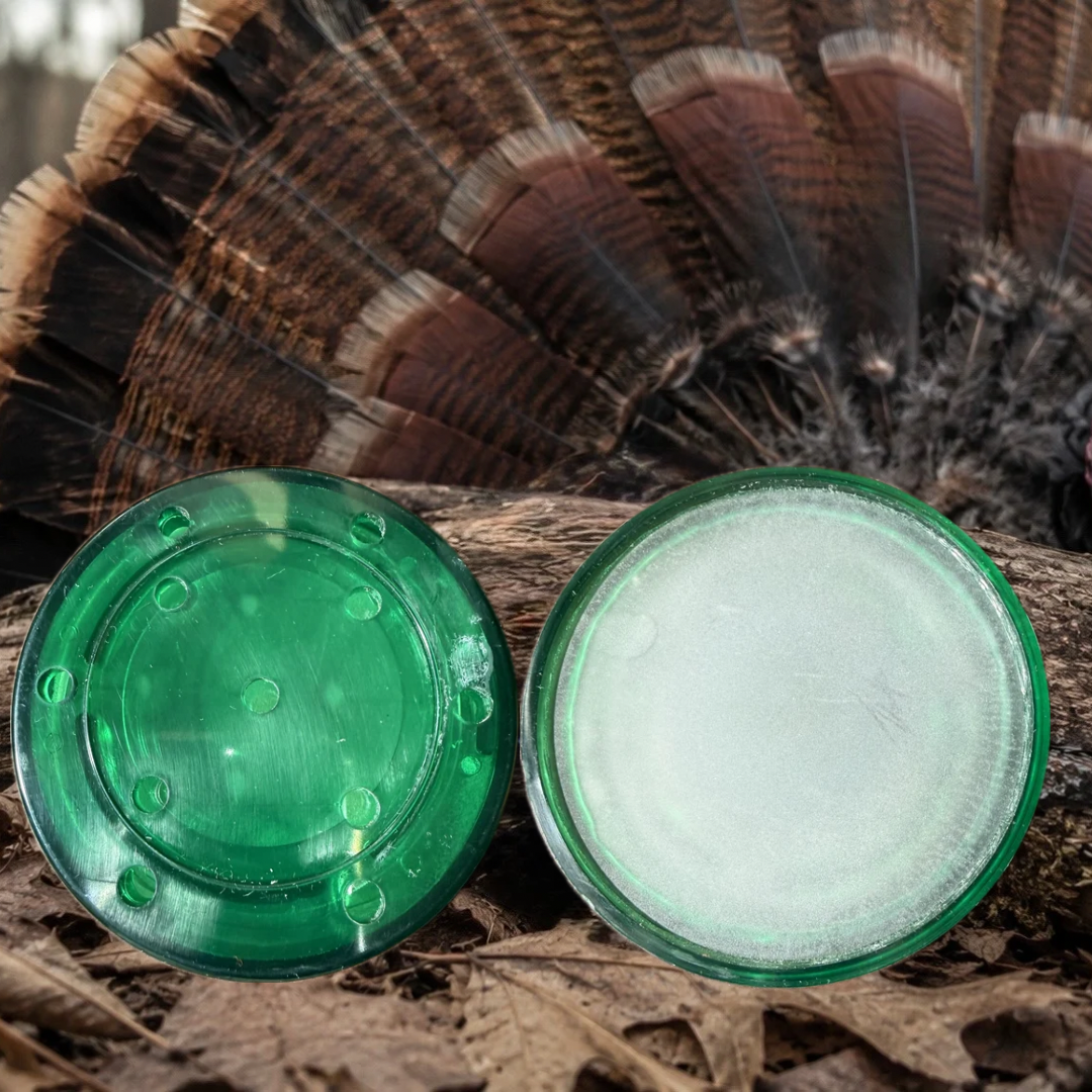 Clear green plastic 3.5”